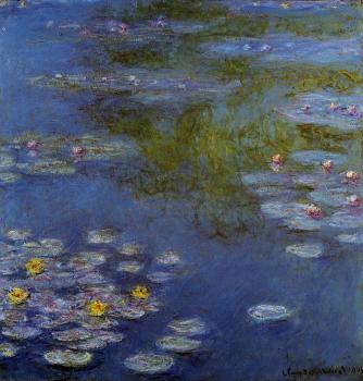 Claude Oscar Monet : Water Lilies XIV